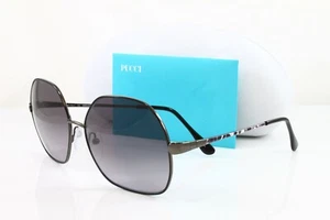 Gafas de sol para mujer Emilio Pucci cuadradas EP130S 069 rutenio oscuro 59 mm ¡NUEVAS! - Imagen 1 de 6
