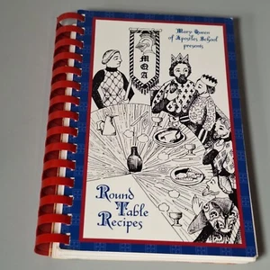 Mary Queen of Apostles MOM Round Table Recipes Cookbook Vintage - Imagen 1 de 11
