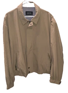 Newport Harbor Mens Jacket Full Zip Softshell Coat Sz XXL Beige Casual Lined New - Picture 1 of 19