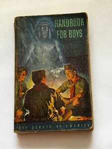 1948 Handbook for Boys 5th Edition 7th Print 1950s Boy Scouts of America No 3225 - Bild 1 von 6