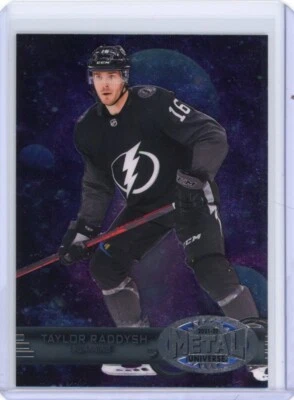2021-22 Metal Universe Taylor Raddysh 1997-98 Retro Rookie Tampa Bay Lightning - Image 1 of 2