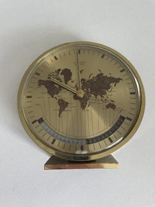 Vintage Kienzle Quartz World Desk Mantle Clock Made in Germany Works Rare - Picture 1 of 8
