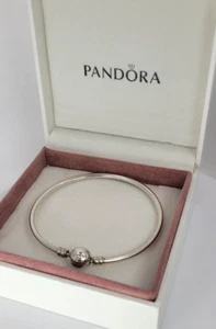 Pandora Bola Momentos Brazalete Plata 925 Ale Pulsera Dije - Imagen 1 de 7