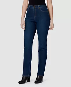 Gloria Vanderbilt Women Blue Amanda Classic Jeans Pants Petite Short Size 4PS - Picture 1 of 3