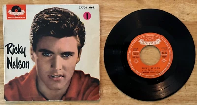 45 7" FRENCH EP RICKY NELSON LONESOME TOWN - Image 1 of 2
