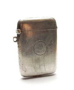 Antik 1938 Vesta Etui Deakin und Francis Ltd Sterlingsilber schwer 42,2 g - Bild 1 von 12