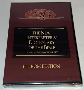 New Interpreter’s Dictionary Of The Bible Complete 5 Vol Set CD-ROM/PC - New - Picture 1 of 2