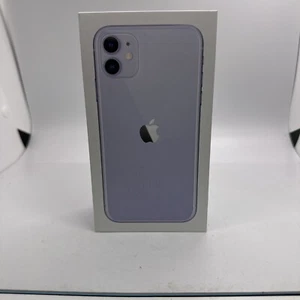 Apple iPhone 11 Purple 64GB BOX ONLY - Picture 1 of 5
