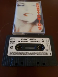 EURYTHMICS - BE YOURSELF TONIGHT - Cassette Rare West Germany import - Picture 1 of 3