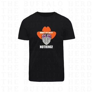 What's He Got Buffalo Bandits Shirt, Mens Womens Bandits Lacrosse Tee - Picture 1 of 3