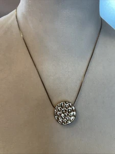 19" FIRMADO BR BANANA REPUBLIC ajus tono oro metal cadena colgante collar joyería - Imagen 1 de 5