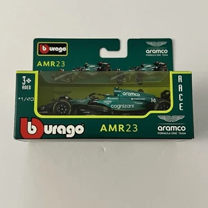 Bburago 2025 F1 AMR23 Aramco Formula One Team Fernando Alonso #14 & Stroll 1:43 - Picture 1 of 8