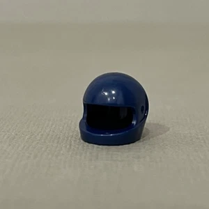 LEGO DARK EARTH BLUE SPACE SPACEMAN CRASH HELMET RETRO FOR MINIFIGURE ASTRONAUT - Picture 1 of 5