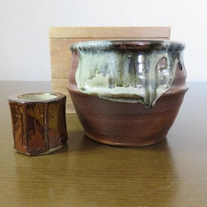 Japan Living National Treasure Hamada Shoji Kensui Deckel - Standbox - Bild 1 von 13