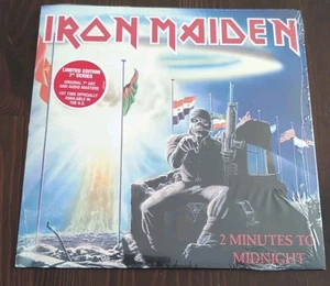 Iron Maiden 2 Minutes To Midnight 2014 7” Inch Reissue Sealed Limited Edition - Imagen 1 de 5