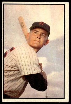 1953 BOWMAN COLOR PETE RUNNELS 139 VG HIGH # BASEBALL WASHINGTON SENATORS - Image 1 of 2