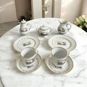 Richard Ginori - Servizio da tavola (9) - Fiesole - Porcellana - Foto 1 di 9