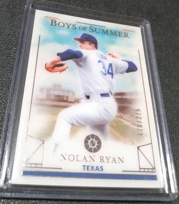 2024 Panini Boys of Summer Nolan Ryan #'ed 170/275! Texas Rangers HOF'er Foto 1 de 2