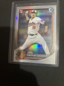 Tomoyuki Sugano 2025 Bowman Chrome Red RC SP #41 Baltimore Orioles Ace - Bild 1 von 4