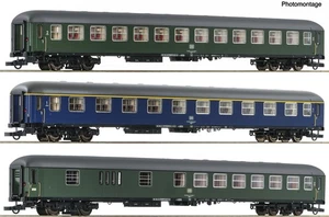 Roco 6200051 H0 DC 3er Set Personenwagen "Hispania Express" 1 Ep. IV DB  - Picture 1 of 1