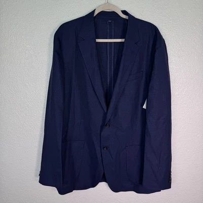 Bonobos Blazer Jacket Mens 46 L Slim Fit Wool Vitale Barberis Canonico Navy Blue - Image 1 of 4