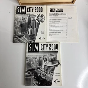 SIM CITY 2000 PC Instruction User's Manual 3 Books - Picture 1 of 2