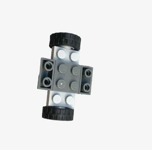 LEGO WHEEL TIRES AXLE ASSEMBLY DARK & LIGHT BLUISH GRAY BRICKS / PIECES / PARTS - Bild 1 von 3