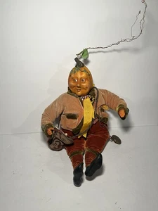 Figura De Colección Caprichosa Cabeza de Calabaza Winward Otoño Halloween Cuidador Steampunk Decoración - Imagen 1 de 5