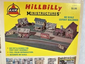Nuevo de Lote Antiguo 1974 Hillbilly Mini-estructuras, AHM 5680G, colorida cartulina pesada troquelada - Imagen 1 de 7