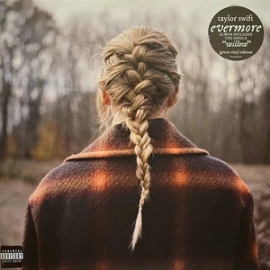 Taylor Swift – Evermore - Deluxe Ed. - 2LP - Translucent Green Vinyl - Picture 1 of 3