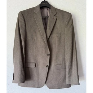 Houndstooth Brown Blazer Jacket Menswear Tailored Business Casual - Picture 1 of 13