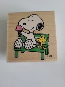 Stampabilities EIS ESSEN Snoopy Woodstock Erdnüsse Gummistempel F1200 - Bild 1 von 5
