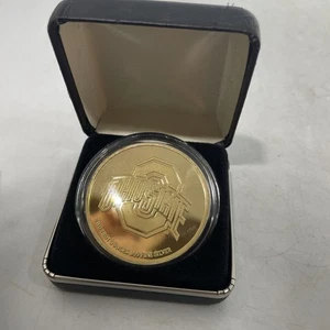 2001 Ohio State Buckeyes Stadium 2oz Silber .999 Rededication Flip Coin - Bild 1 von 7