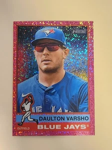 Daulton Varsho 2025 Topps Heritage Chrome Pink Sparkle Refractor Card #236 - Picture 1 of 2