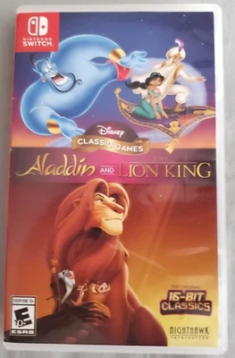 NINTENDO SWITCH ~ *** ALADDIN *** & *** EL REY LEÓN *** ~ VIDEOJUEGO Foto 1 de 2