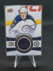 2015-16 Upper Deck UD Game Jersey Jacob Trouba GJ-JT Winnipeg Jets - Picture 1 of 2