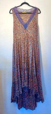 Vestido maxi colorido Catherine Malandrino feminino tamanho 4 - Imagem 1 de 4