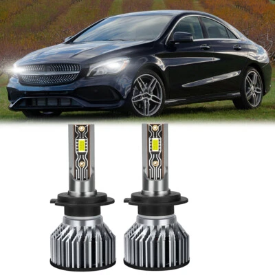 2x LED Headlight Bulb Low Beam Kit Bulbs FOR Mercedes-Benz CLA250 2014-2020 2021 Foto 1 de 4