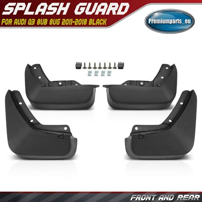 4x Splash Guards Mud Flaps Fender Front and Rear for Audi Q3 2011-2018 8U0075111 - Image 1 of 4