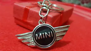MINI Car Logo Countryman, Hatch, Convertible, Metal Keyring with Gift Pouch (S1) - Picture 1 of 8