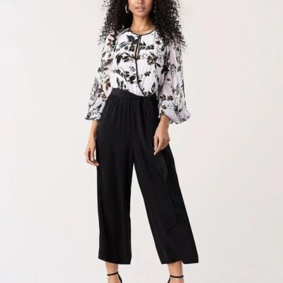 DVF Diane von Furstenberg Delphi Caribe Floral Niebla Mono Seda Nuevo XS 0 2 Foto 1 de 4