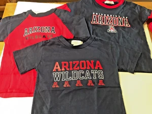 New Arizona Wildcats Kids T-Shirt Lot Youth 4T NWT UA 3 Shirts - Picture 1 of 6