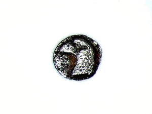AEOLIS, KYME 480-450BC. AR Hemiobol Head of Eagle/Incuse (8MM-.36G) #236 - Bild 1 von 4