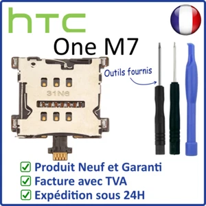 INTERNE TISCHDECKE DES MODULS SIM KARTENLESER KOMPLETT DES HTC ONE M7 + WERKZEUGE - Bild 1 von 4