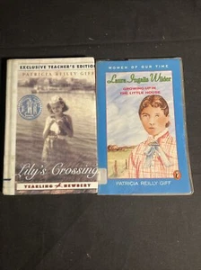 Giff Patricia Reilly 2 Book Lot~Lily's Crossing~ Little House~USED~Ex-Library - Picture 1 of 3