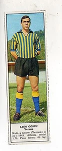 FIGURINA CALCIATORI TEMPO 1966-67 VERONA GOLIN - Picture 1 of 1