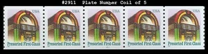 USA5 #2911 MNH PNC5 Pl #212222 Juke Box (BEP) - Picture 1 of 1
