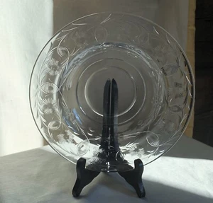 ABCG Libbey crystal cut pasta, rim soup bowl. 1920s mark. Cut asters. 8.75 d. - Picture 1 of 12