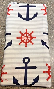 Waverly Red, White, and Blue Nautical Fabric - 1 yard - Picture 1 of 2