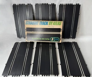 Atlas 1521 Slot Car 12 Pollici Pista Straight Tool Co Race Racing Confezione da 6 pz - Foto 1 di 7